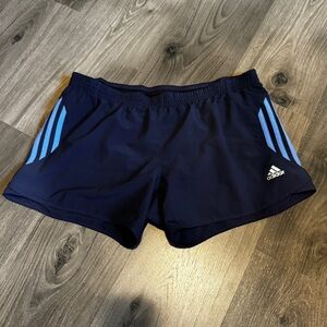 Adidas Women's Dark Blue Athletic Shorts